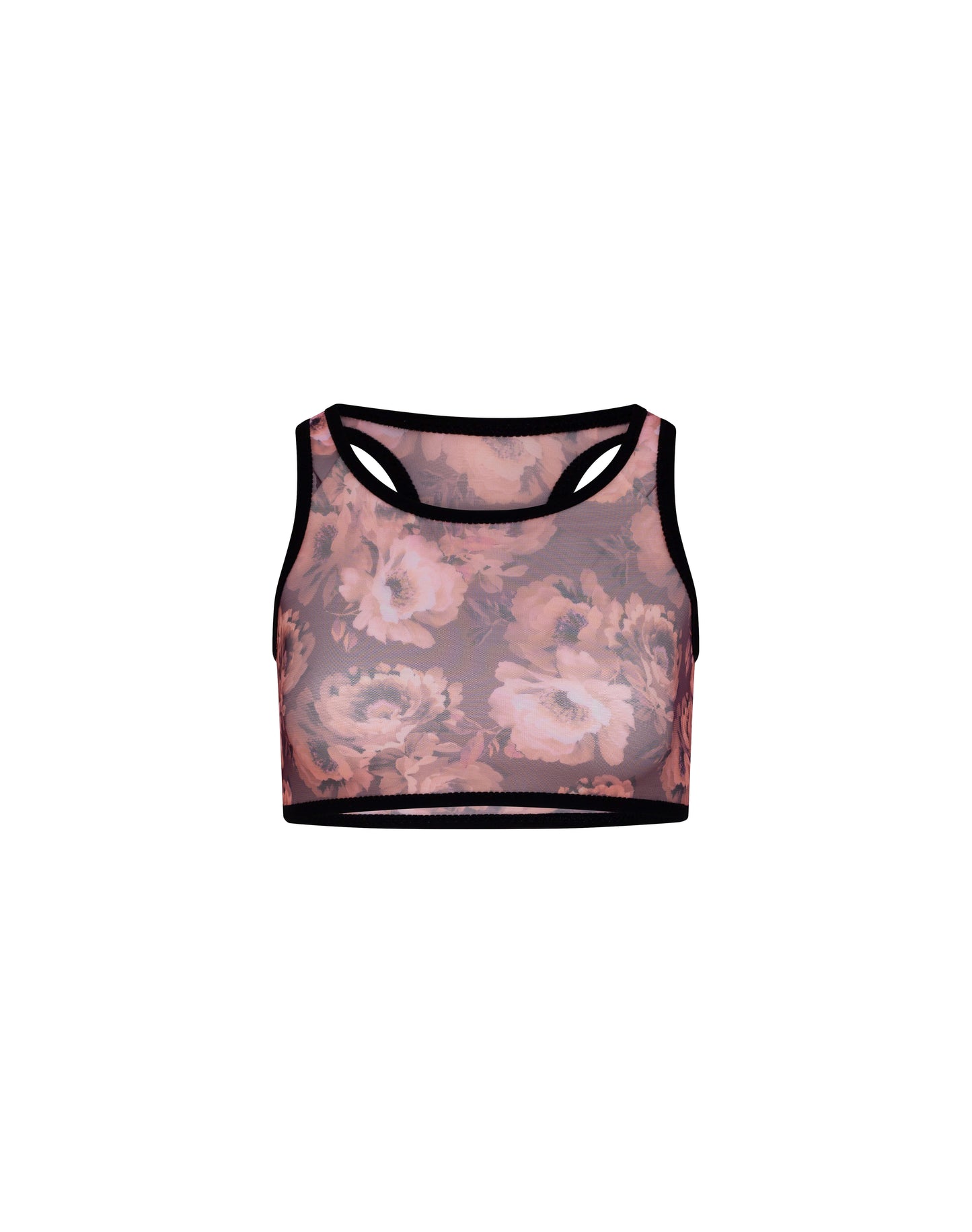 Lindsay, brassière en maille fleurie