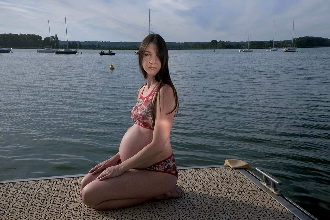 Lindsay, culotte en maille imprimée