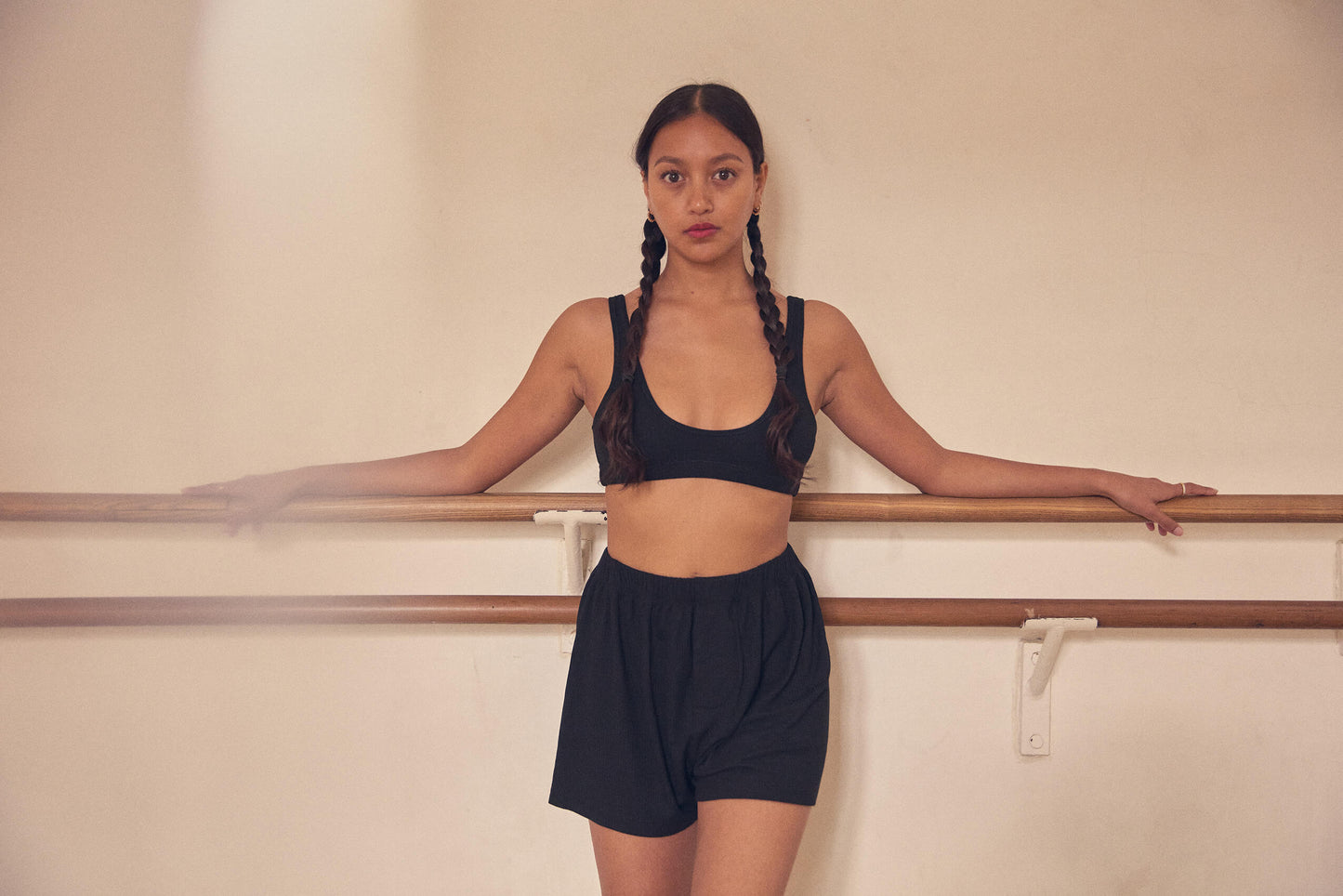 Ayden, short mixte en tencel