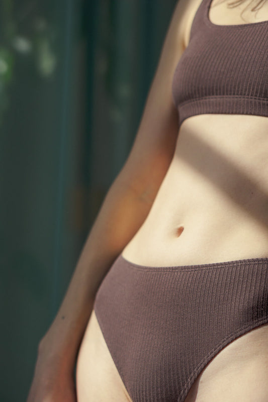 Andréa chocolat, culotte en Tencel