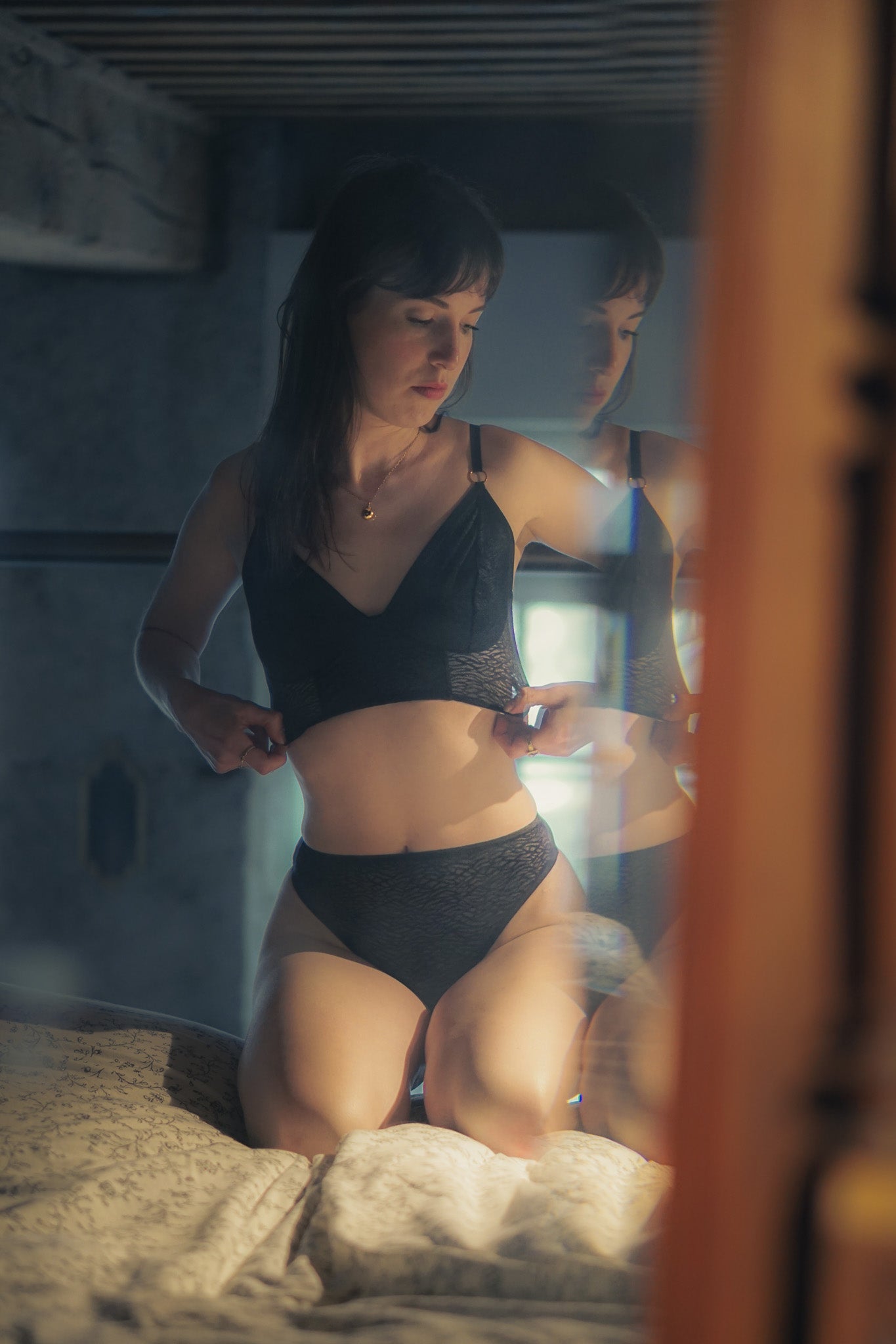 Scarlett, bralette en maille Rachel